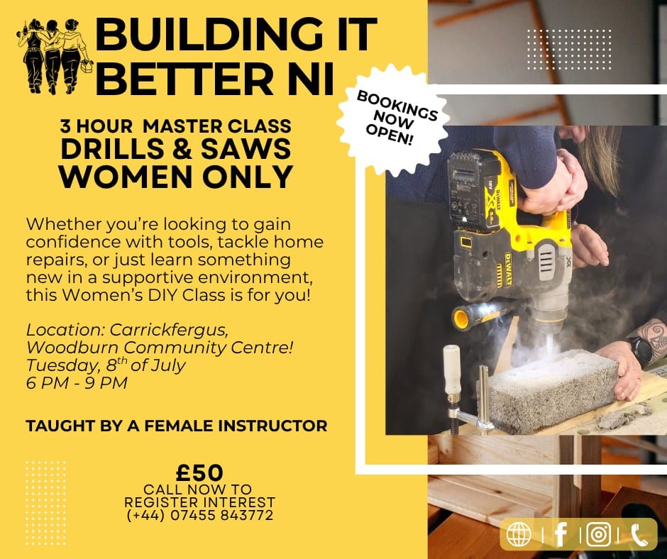 Drill and Saws CARRICKFERGUS 8th July