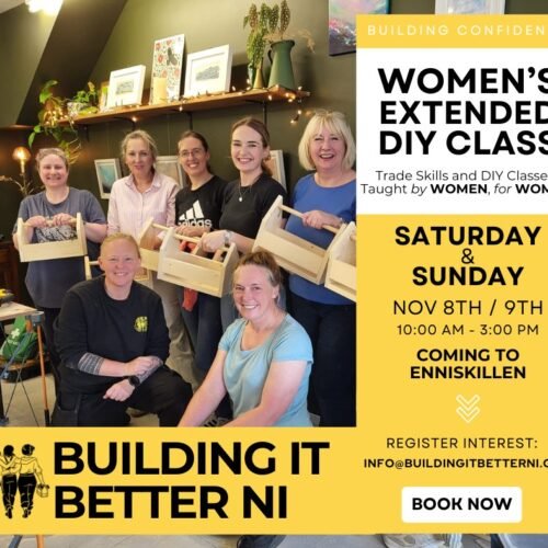 Advertising Enniskillen DIY course for women