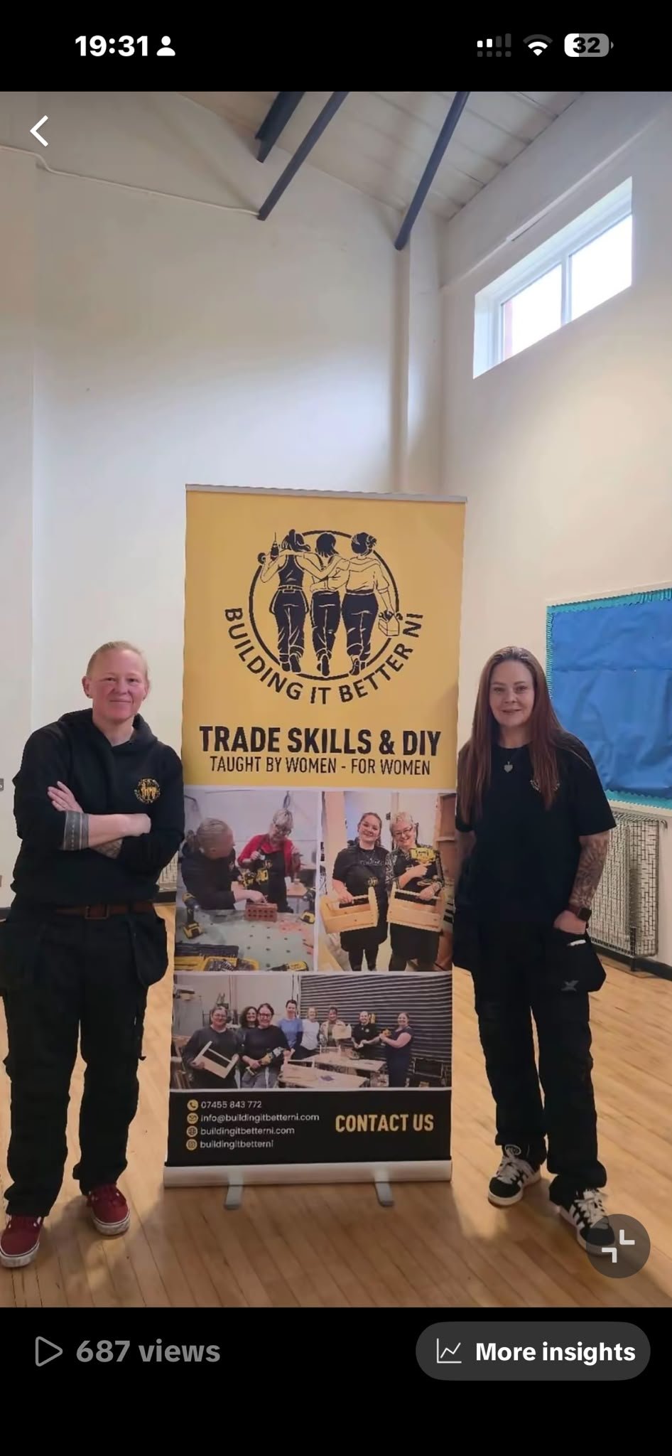 Building It Better NI trainers Sarah and Michelle
